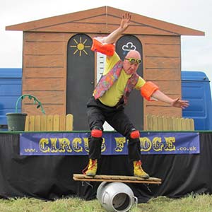 Fudge the Clown at Strawberry Fair 2012